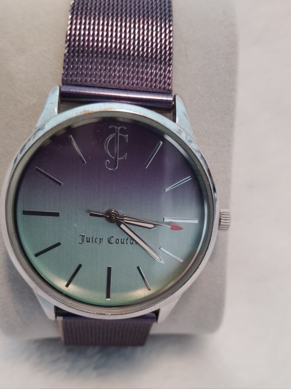 Juicy Couture Black Label Gradient Dial Mesh Strap Purple/Teal Women's Watch - Picture 3 of 9